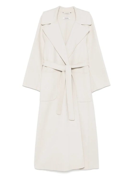 Bílý vlněný kabát, MAX MARA, prodává Farfetch, 670 €