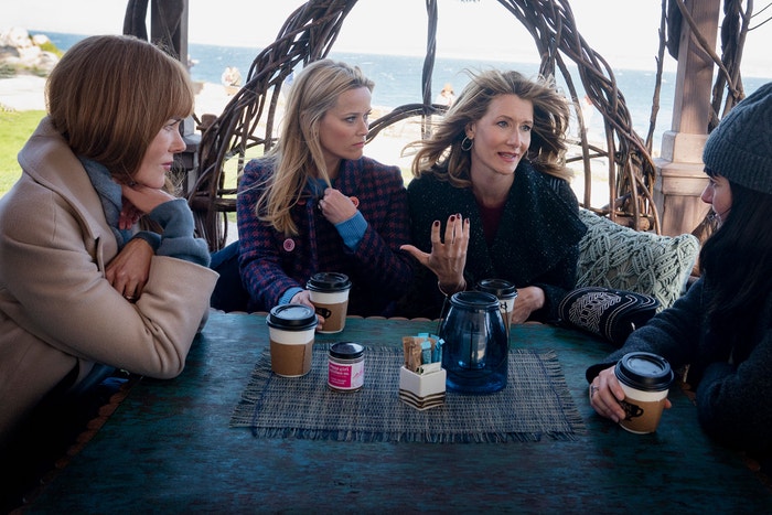 Reese Witherspoon, Laura Dern, Shailene Woodley a Nicole Kidman v seriálu Sedmilhářky Autor: HBO