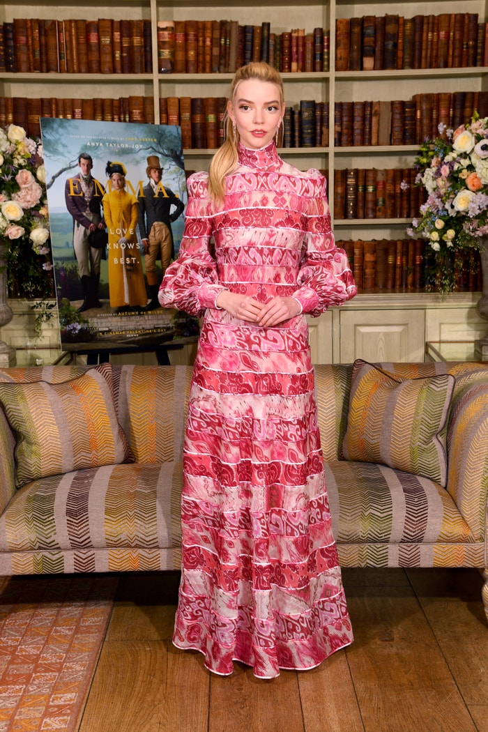 Wearing Zimmermann at the Emma photocall in London on February 12.