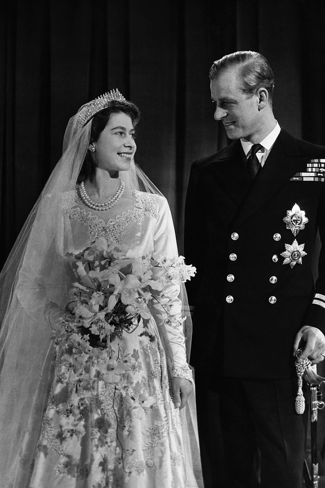 Korunní princezna Alžběta a princ Philip, 20. listopadu 1947