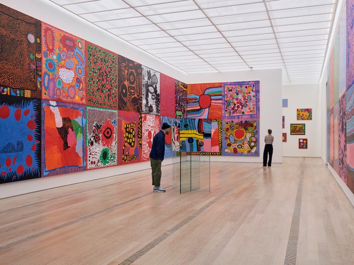 Retrospektivní výstava ve Fondation Beyeler, Riehen/Basel, 2025, Yayoi Kusama