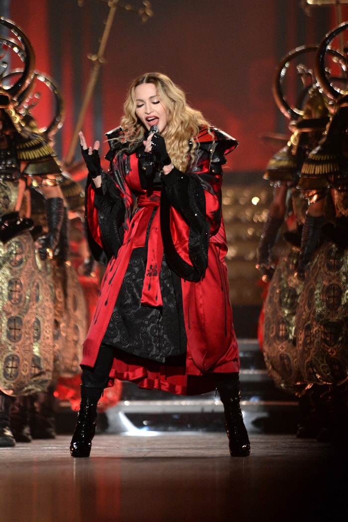 Madonna během vystoupení v rámci Rebel Heart Tour, 2015 Autor: Kevin Mazur/Getty Images for Live Nation