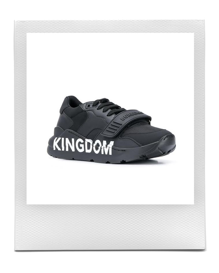Tenisky Kingdom, BURBERRY, prodává Farfetch, 499 €  Autor: Archiv značky