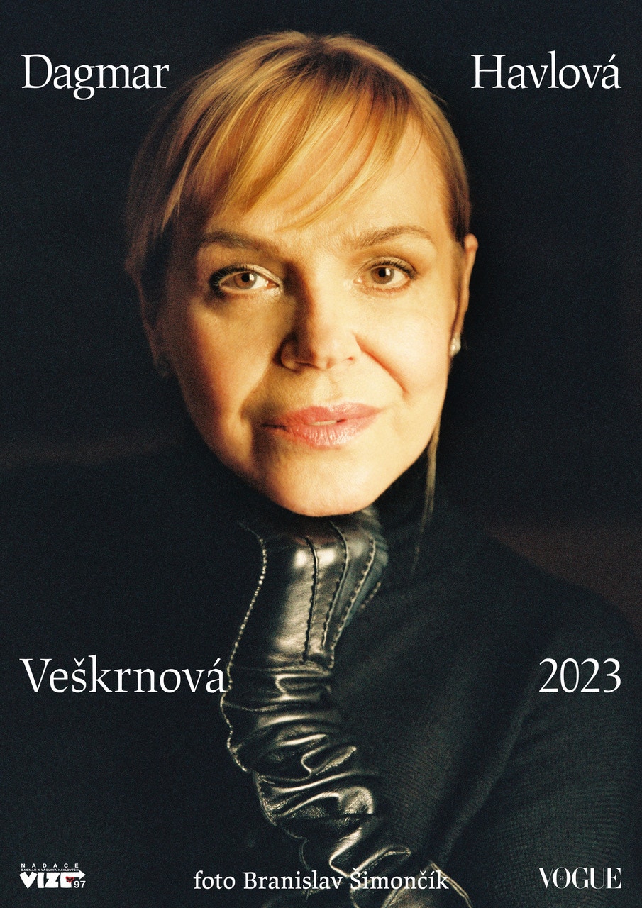 Odstartoval prodej charitativního kalendáře Dagmar Havlové Vogue CS