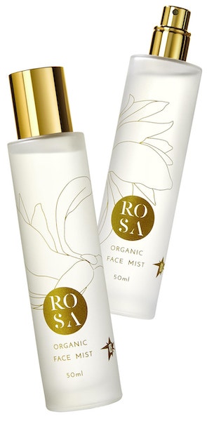Pleťová mlha Organic Face Mist, Rosa Aromatherapy, prodává Fann Beauty Atelier, 899 Kč