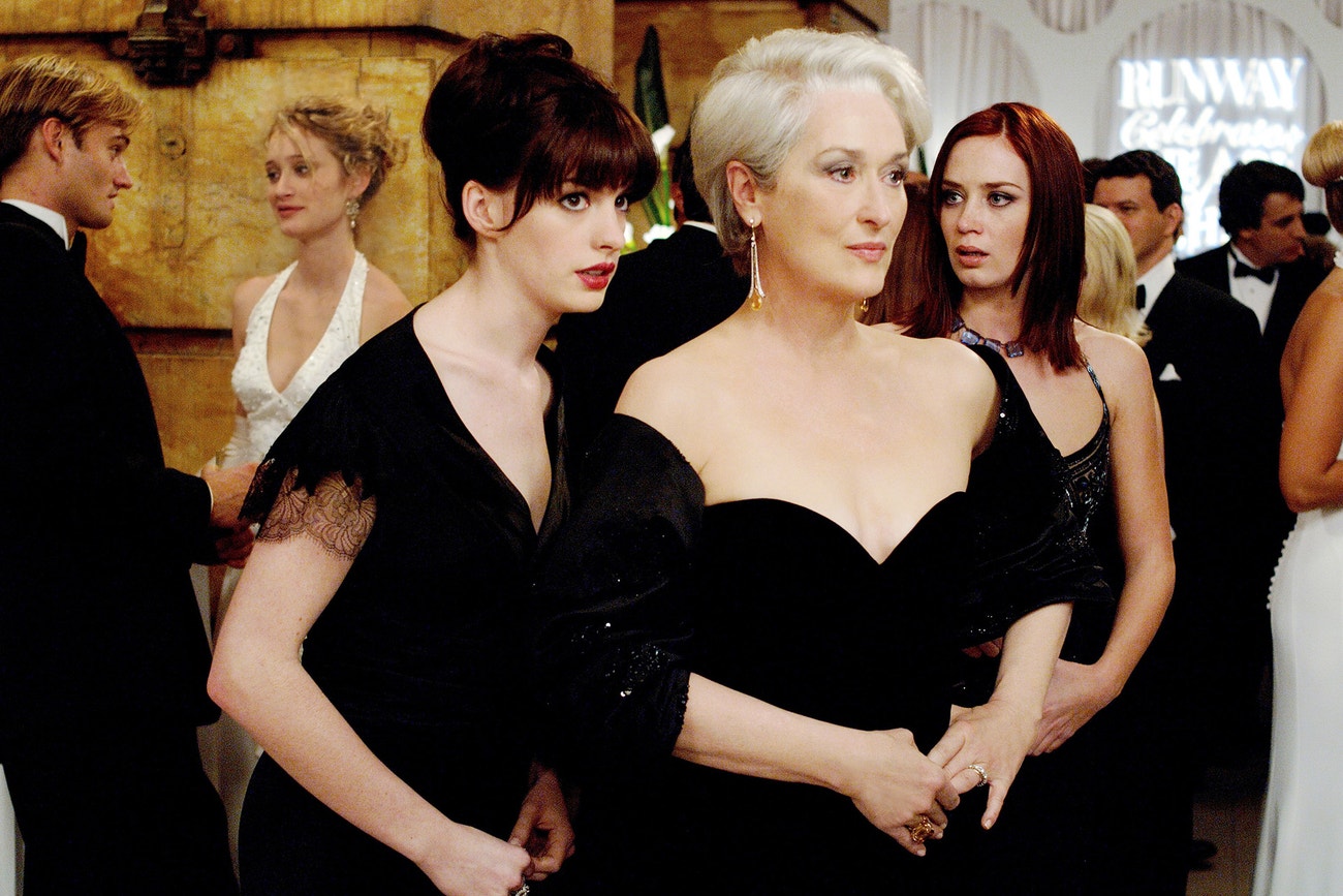 Anne Hathaway a Meryl Streep ve filmu Ďábel nosí Pradu