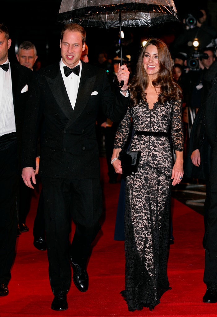 Princ William a vévodkyně z Cambridge v lednu 2012