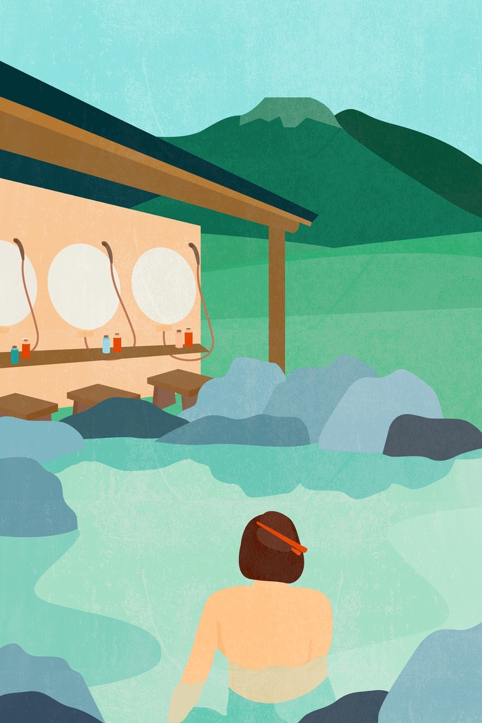 Japonské lázně onsen