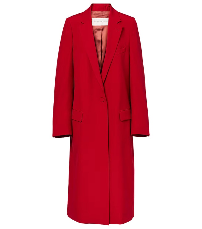 Červený kabát, DRIES VAN NOTEN, 1 011 €