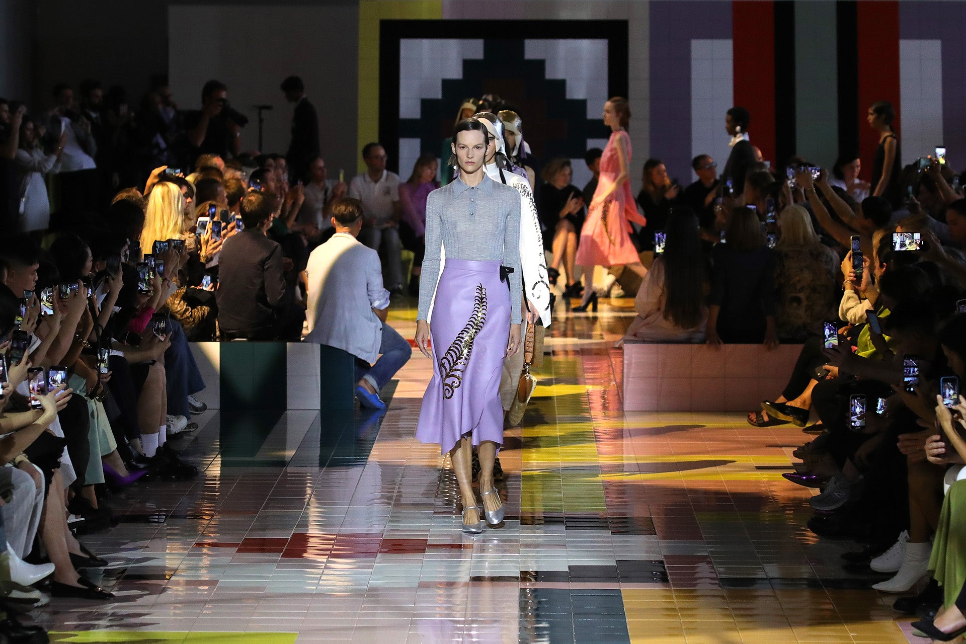 Prada SS20, Milan Fashion Week, září 2019, Milán Autor: Andreas Rentz/Getty Images