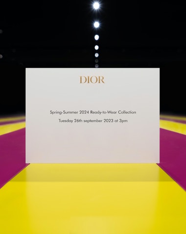Živě z Paříže: Dior jaro-léto 2024