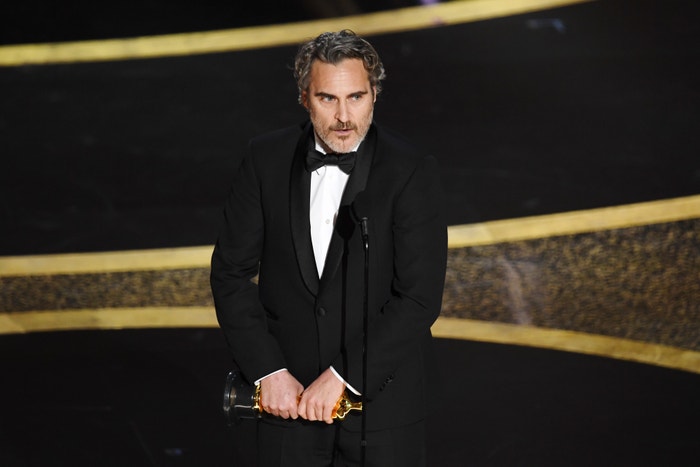 Joaquin Phoenix na předávání Oscarů, 2020