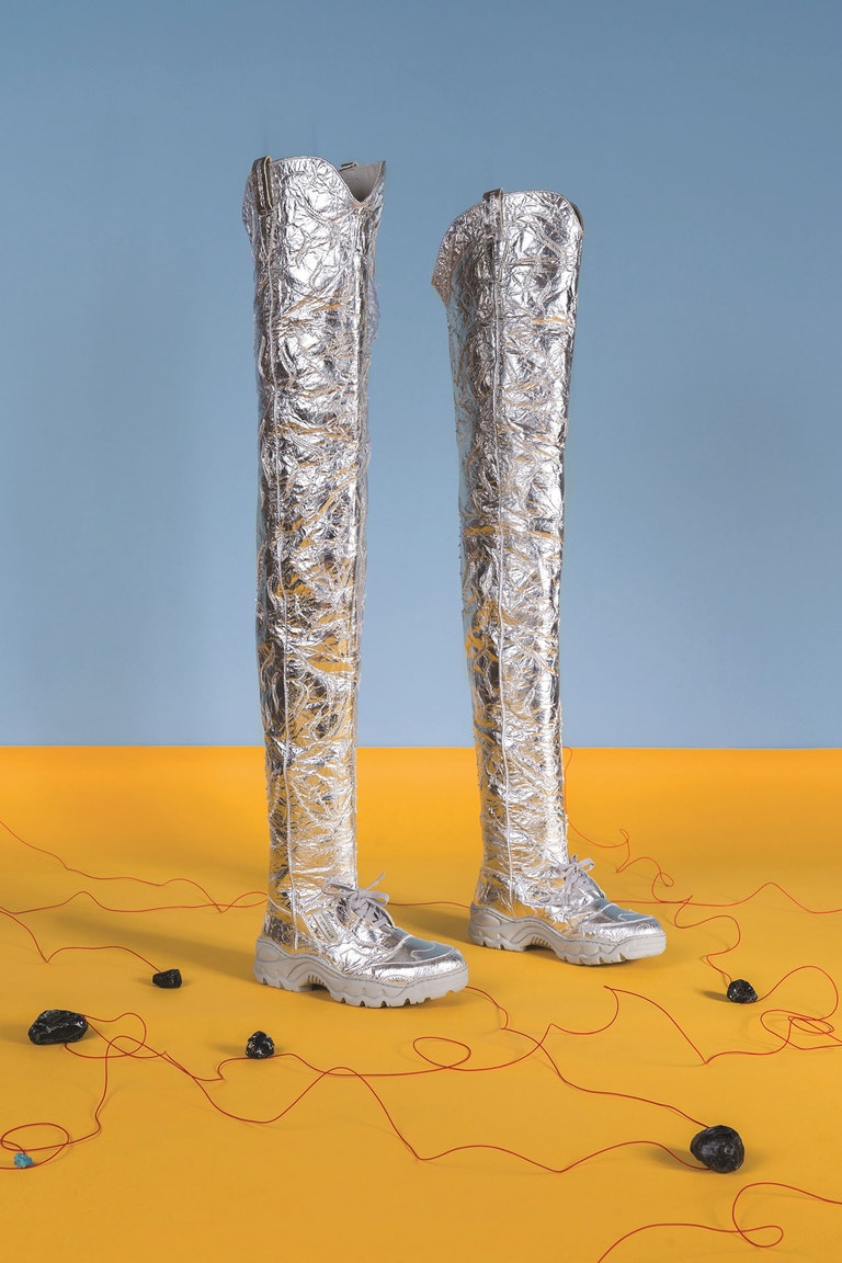 Mats Rombaut, Rombaut Piñatex Cowboy Sneakers, 2018