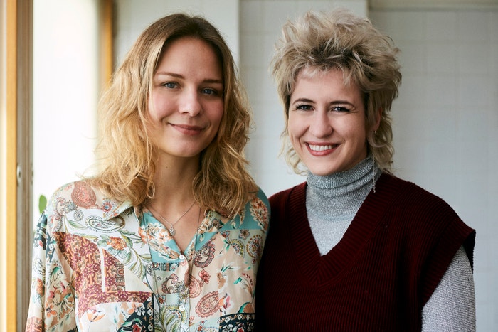 Johana Šperlová a Laureen Höllge, zakladatelky aplikace Mamio