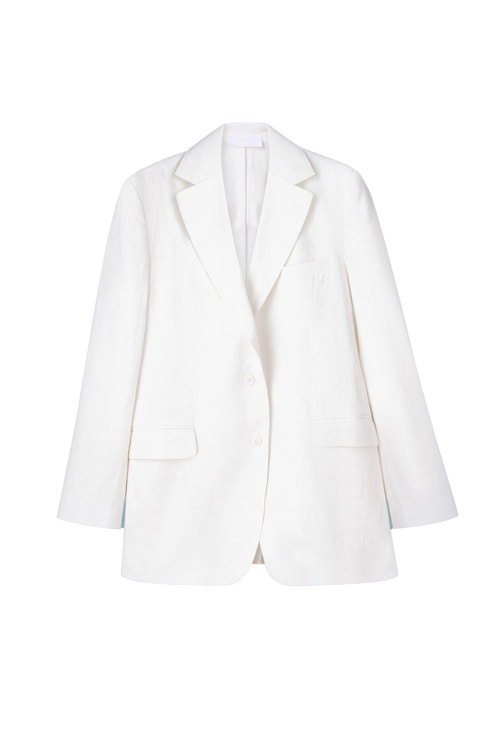 Bílé lněné sako, TOTAL WHITE, 272 €