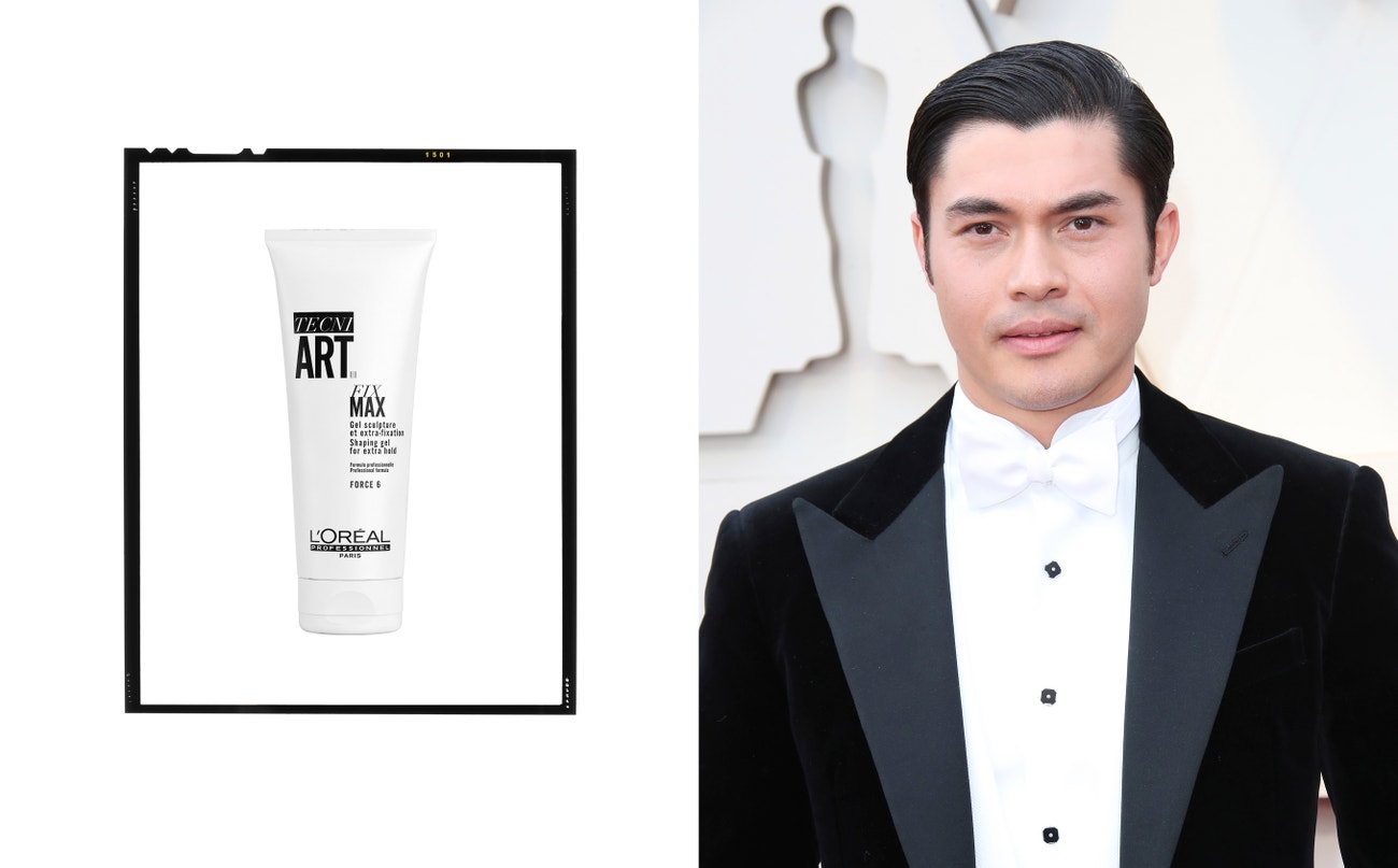 Henry Golding.  Tecni.Art Fix Max Gel, L'Oréal Professionnel, 280 Kč