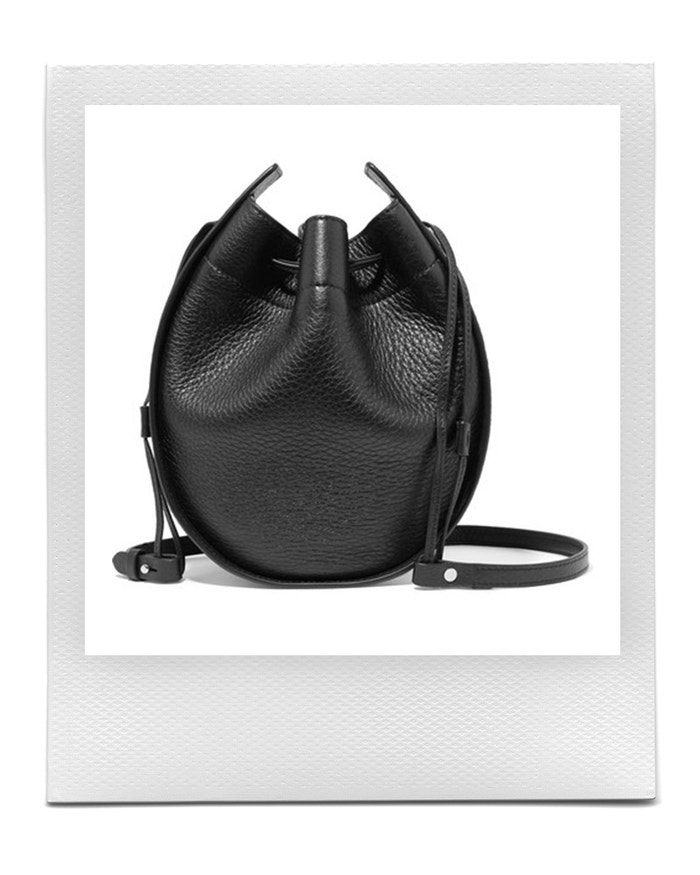 Textured-leather shoulder bag, The Row, sold by Net-A-Porter, 1,050 EUR