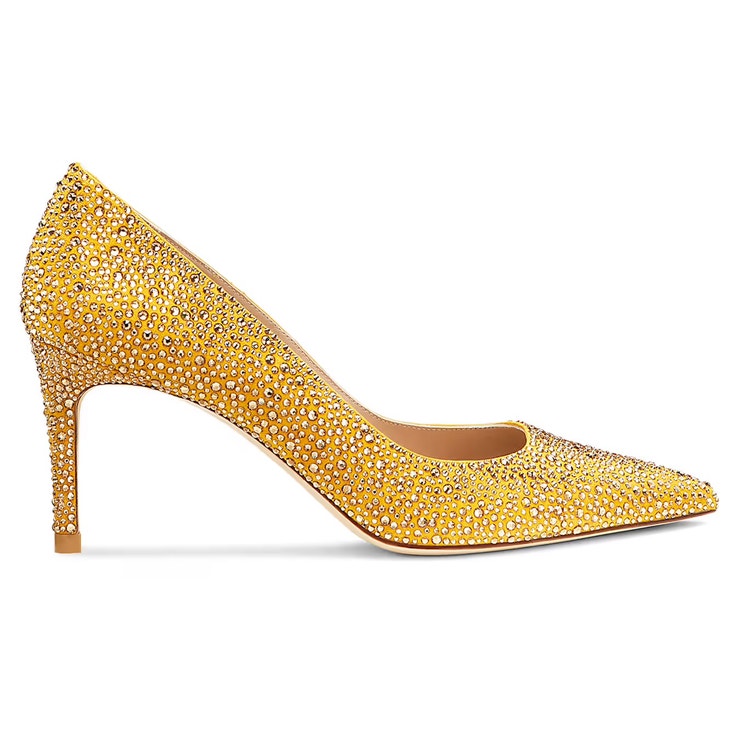 Lodičky Stuart Weitzman Power Shine, SWAROVSKI, prodává Swarovski, 23000 Kč