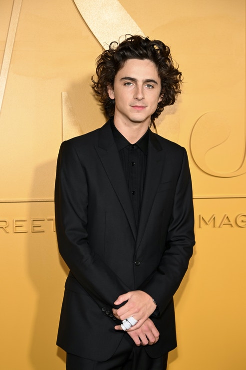 Timothée Chalamet v MoMA, 1. listopadu 2023