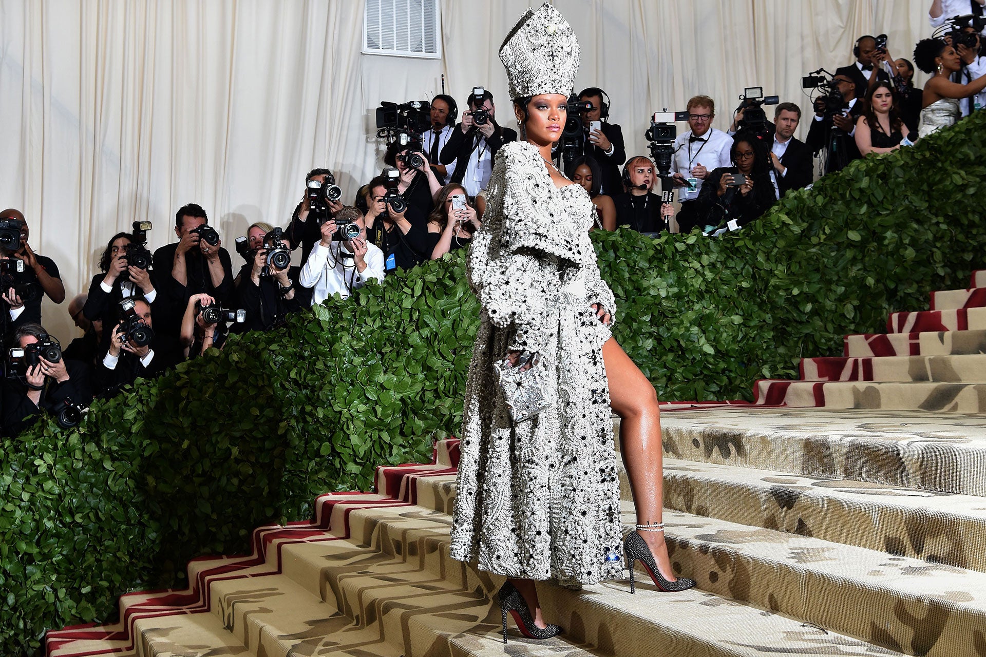 Rihanna na Met Gala, 2018  Autor: HECTOR RETAMAL/AFP via Getty Images