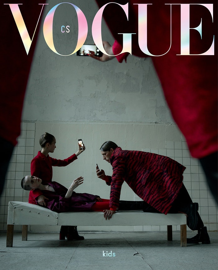 Vogue CS, číslo 2, limitovaná obálka, říjen 2018 Autor: Evelyn Bencicova