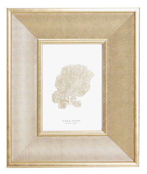 Zlatý rámeček na fotky, Zara Home, prodává ZaraHome.com, 799 Kč
