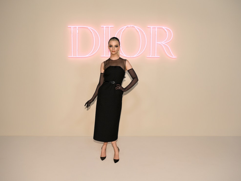 Anya Taylor-Joy na přehlídce Dior pre-fall 2024 v New Yorku, 15. dubna 2024