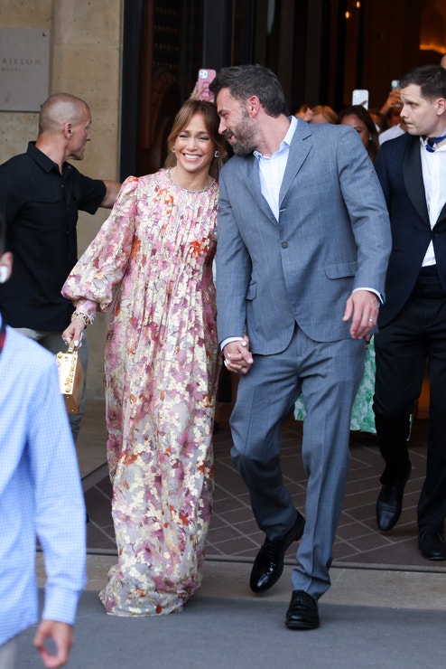 Jennifer Lopez a Ben Affleck v Paříži, červenec 2022