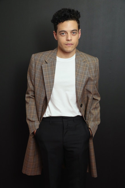 Rami Malek na přehlídce Calvin Klein Collection v New Yorku, září 2018