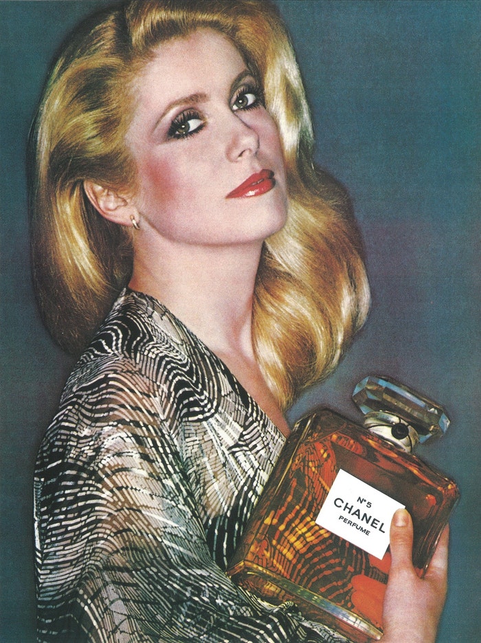 Catherine Deneuve v kampani na Chanel No. 5, 1979