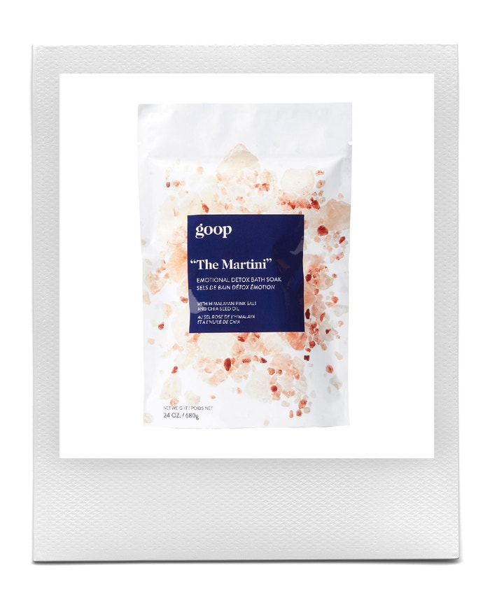Sůl do koupele The Martini, GOOP, prodává Cultbeauty.co.uk, 30 £