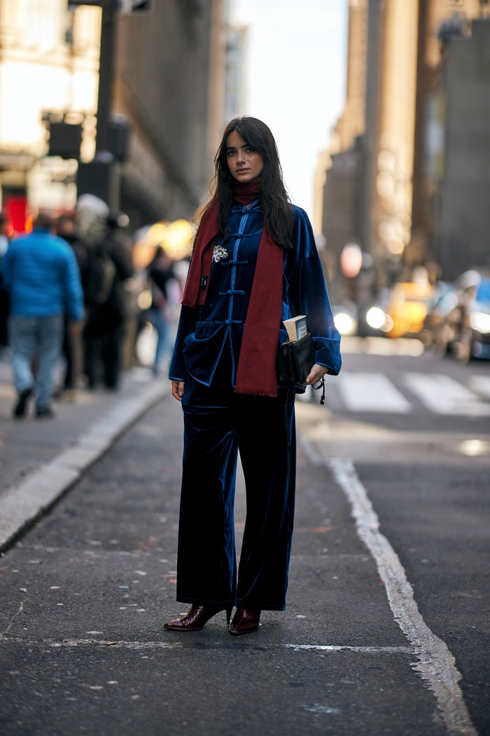 Street style New York Fashion Week, září 2024