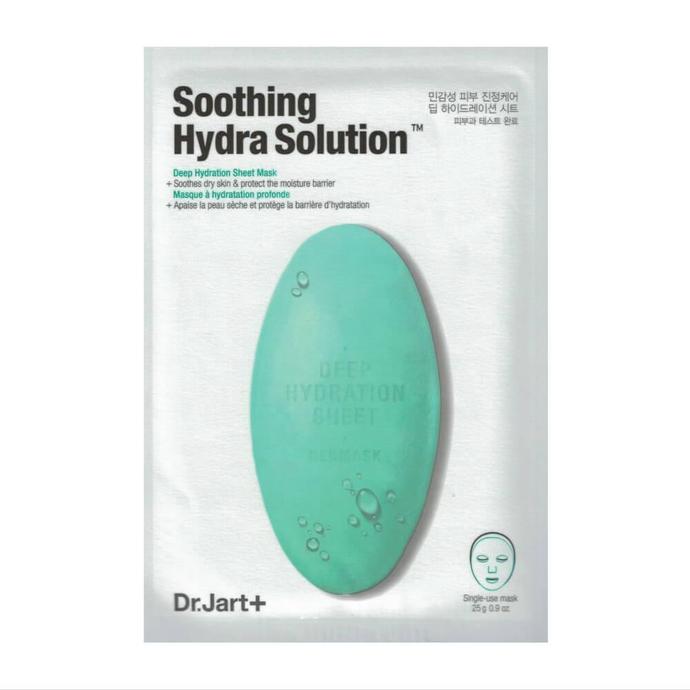 Sheet maska Soothing Hydra Solution, Dr Jart+, prodává Sephora, 170 Kč