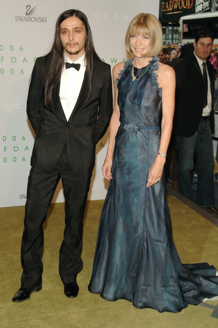 Olivier Theyskens a Anna Wintour na předávání cen CFDA Awards 2006