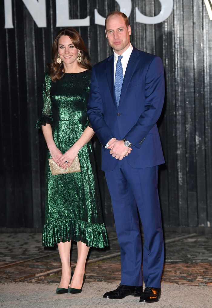 Vévoda a vévodkyně z Cambridge v roce 2020 na návštěvě dublinské továrny Guinness