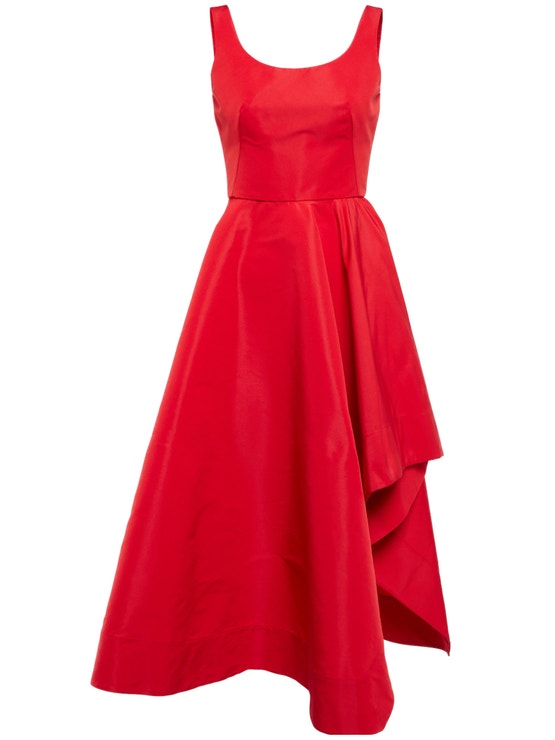 Asymetrické šaty Katy, ALEXANDER MCQUEEN, prodává Mytheresa, 1 690 €