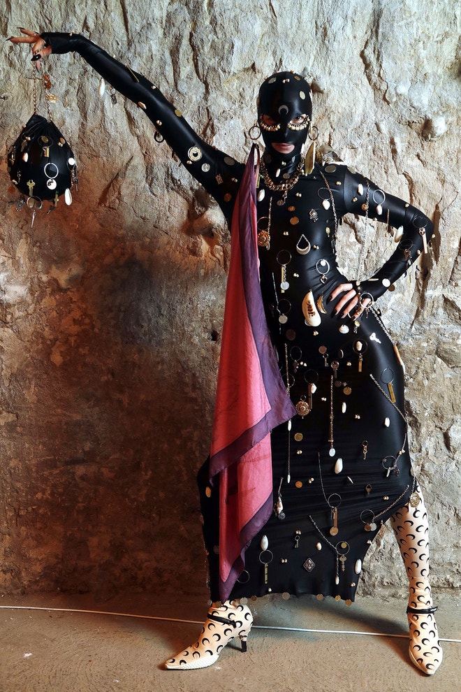 Přehlídka Marine Serre AW19, Paris Fashion Week, únor 2019