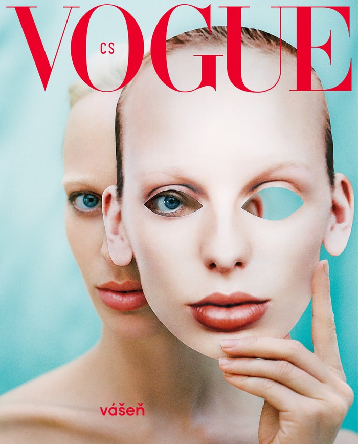 Vogue CS, číslo 3, limitovaná obálka, listopad 2018 Autor: Dan Beleiu, Cover star: Lili Sumner