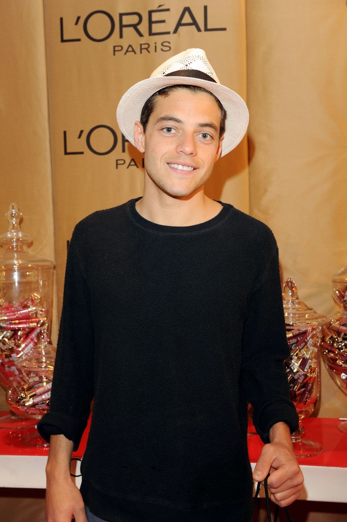 Rami Malek v HBO Luxury Lounge před udělováním cen Emmy, září  2011       Autor: Craig Barritt/WireImage