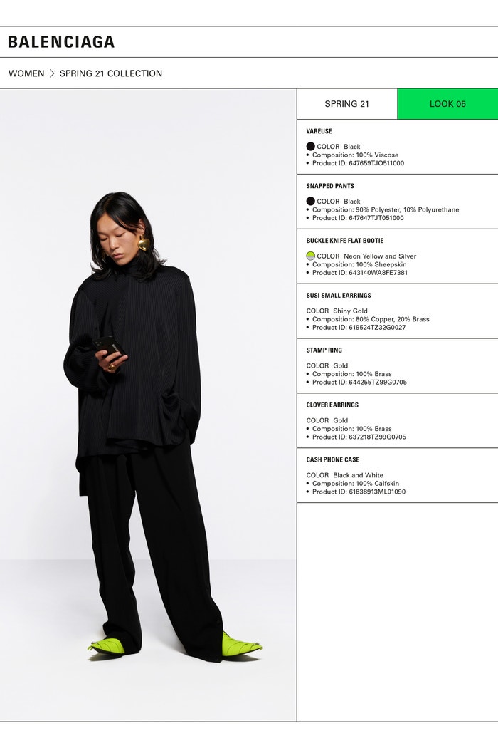 Balenciaga Resort 2021 Autor: Courtesy of Balenciaga
