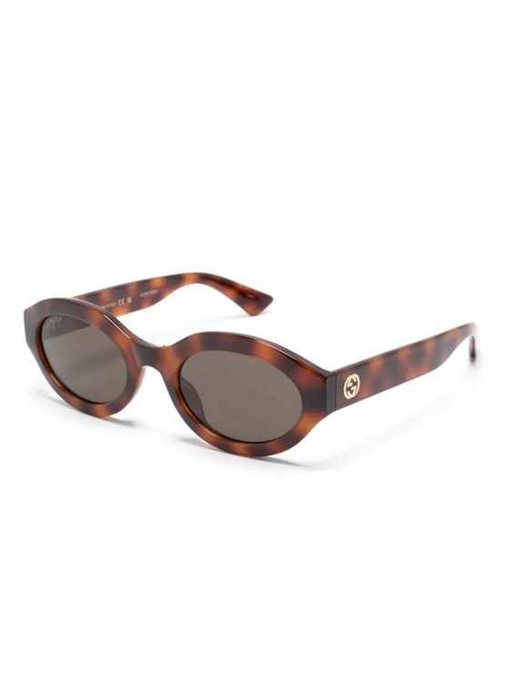 Oválné želvovinové sluneční brýle, GUCCI, 221 €
