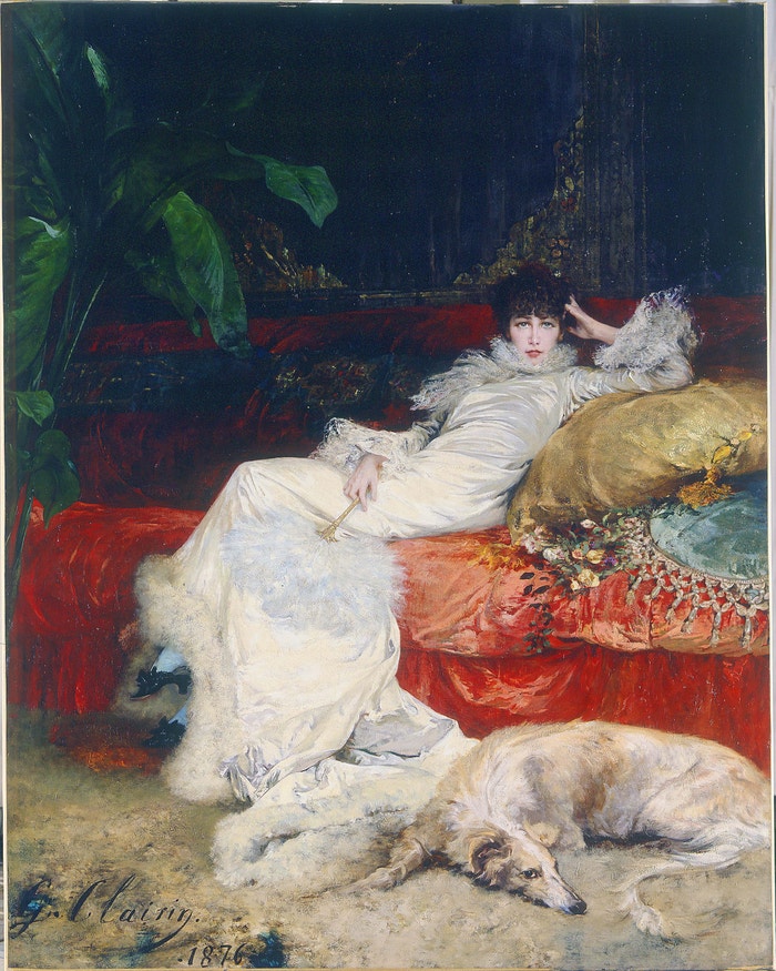 Portrét Sarah Bernhardt, Georges Clairin, 1876