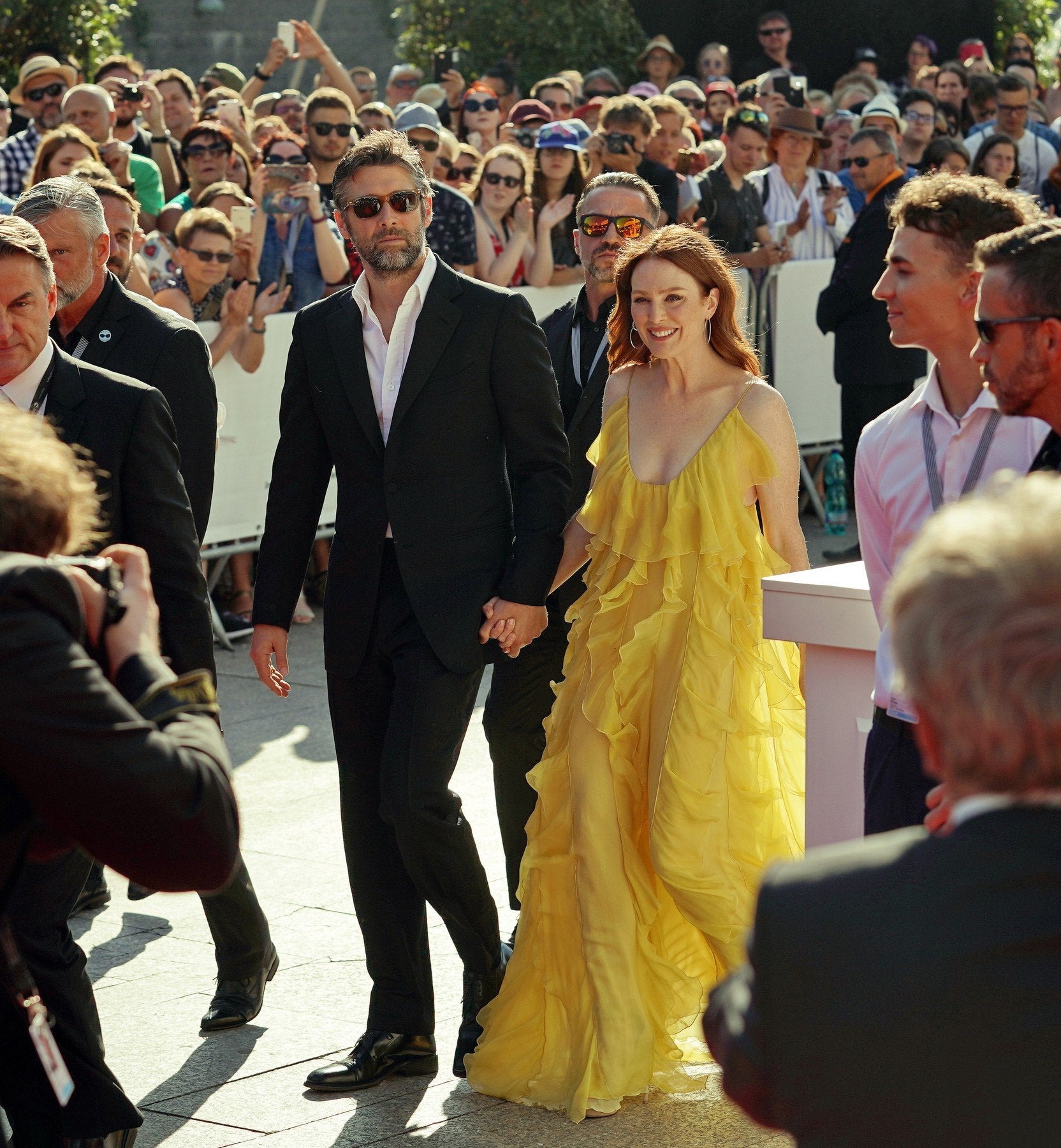 Bart Freundlich a Julianne Moore v šatech Valentino na MFF Karlovy Vary Autor: Profimedia