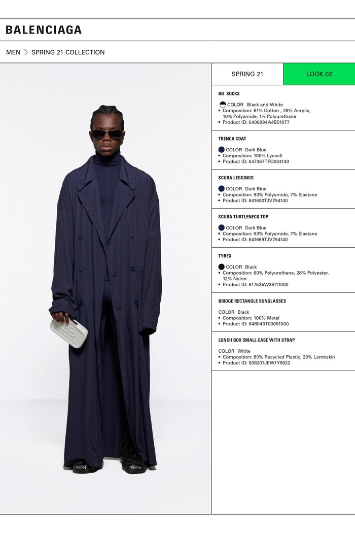 Balenciaga Resort 2021 Autor: Courtesy of Balenciaga