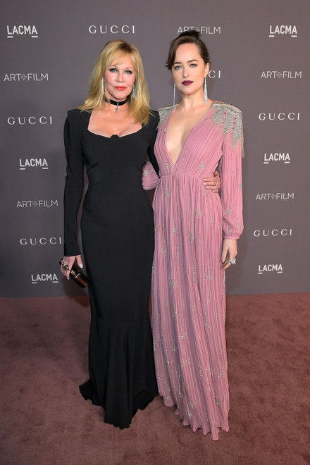 Melanie Griffith a Dakota Johnson, 2017 LACMA Art + Film Gala, Los Angeles, 2017