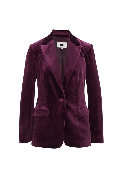 Sametové vínové sako, WE FASHION, 2 359 Kč