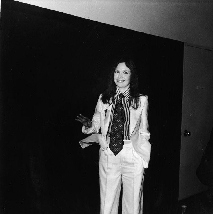 Diane Keaton na Academy Awards v roce 1976