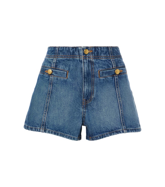 Denimové šortky Camille, ULLA JOHNSON, prodává Mytheresa, 344 €