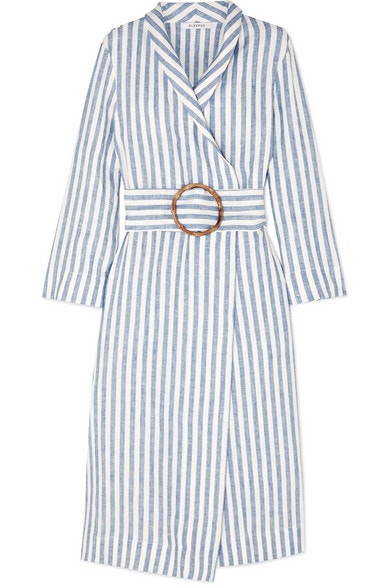 Lněné zavinovací šaty s páskem, Sleeper, prodává Net-A-Porter, 215 € Autor: Archiv značky