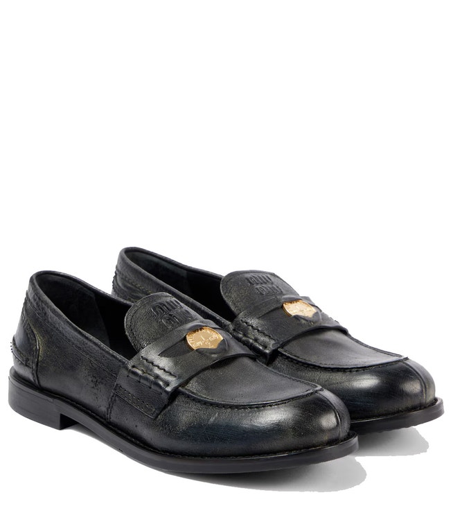 Kožené mokasíny, MIU MIU, 900 €